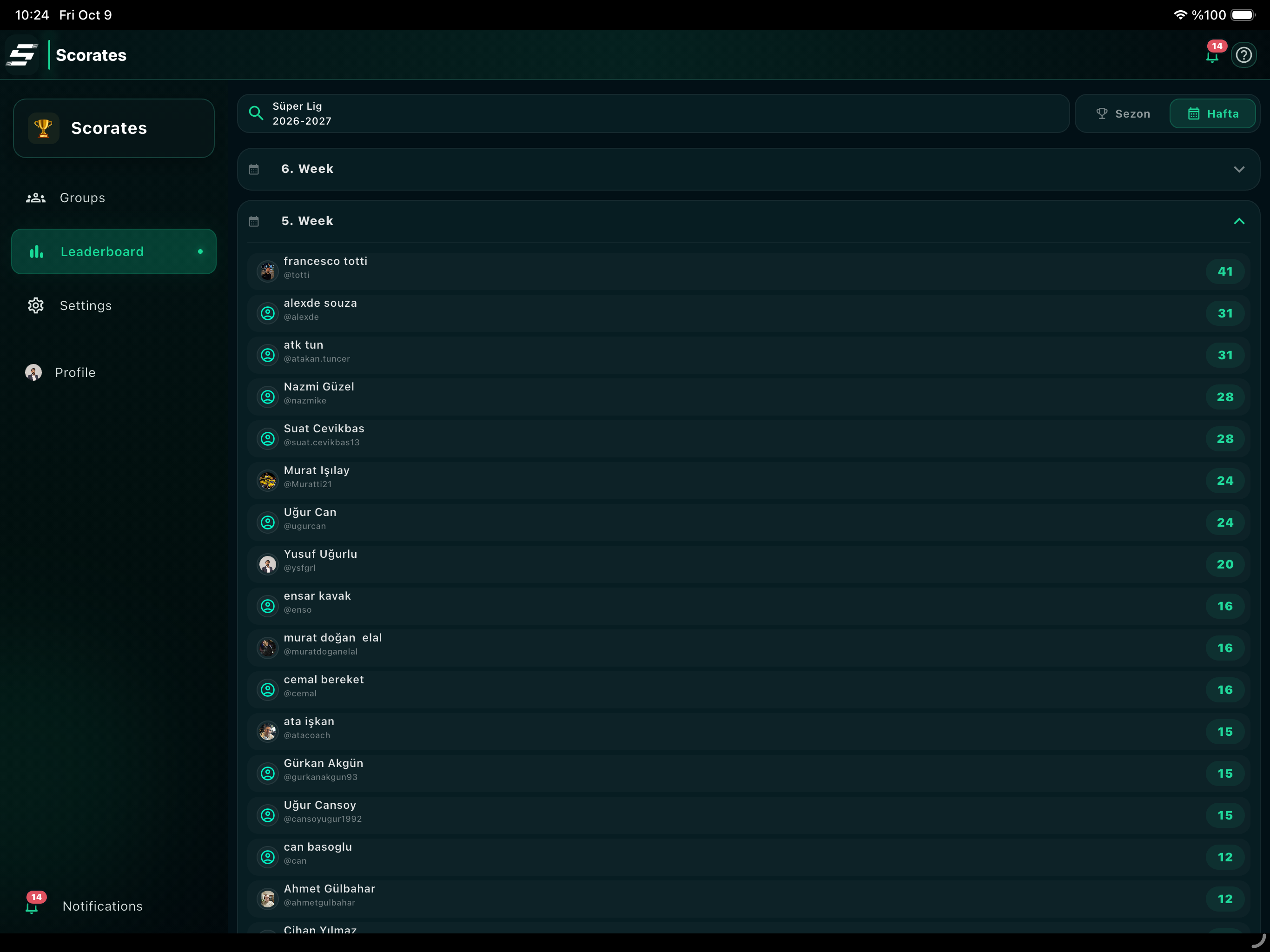 Scorates iPad ekran görüntüsü 3
